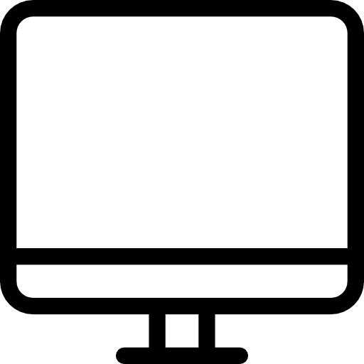 Monitor technology monitor tv icon