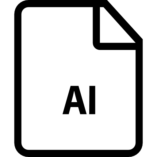 Ai ai extension file format icon