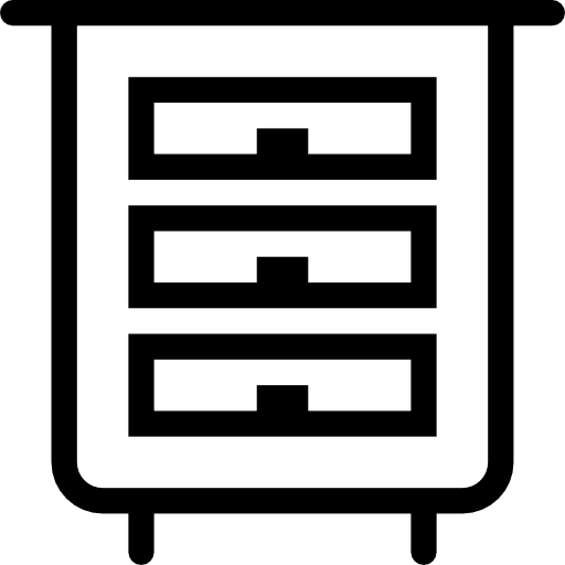 Drawer drawers decoration furniture icon