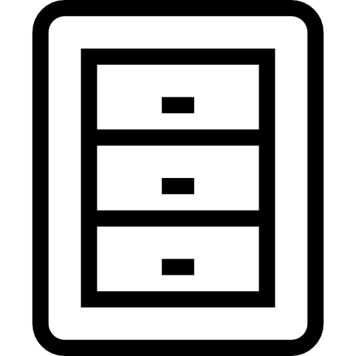 Drawer household furniture drawer icon