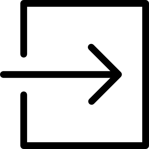 Login multimedia enter right icon