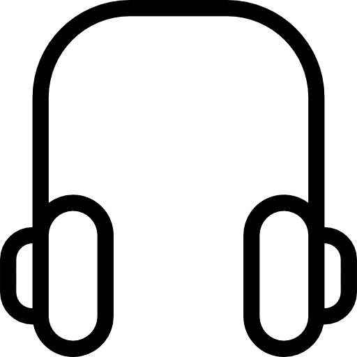 Headphones headphones sound technology icon
