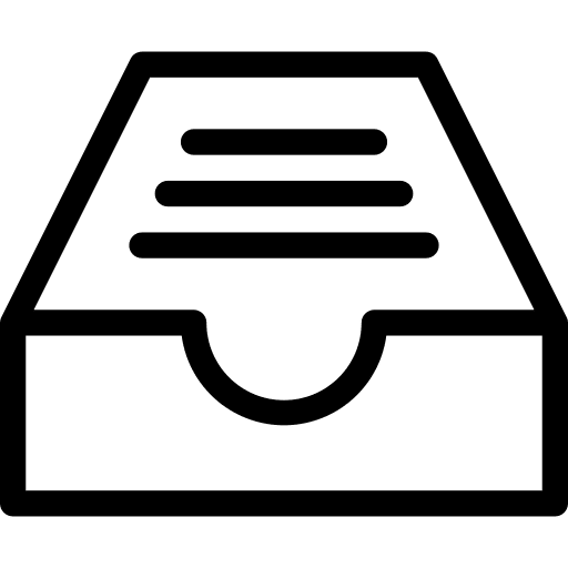 Inbox email received tool icon