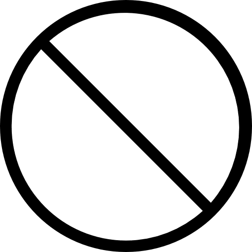 Access denied limitation access denied forbidden icon