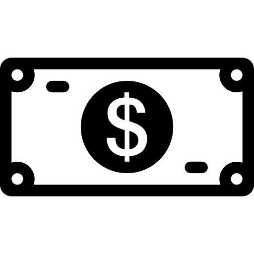 Dollar dollar money banking icon