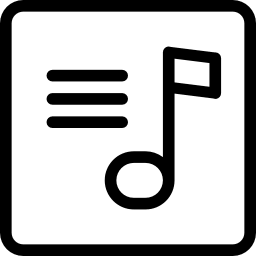 Playlist multimedia quaver playlist icon