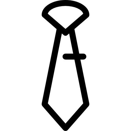 Tie accessory stripes clothing icon