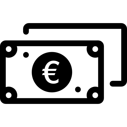 Euro euro currency money icon