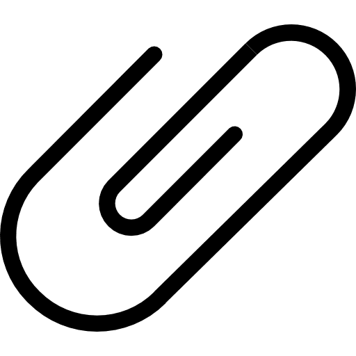 Paperclip ui clip tools and utensils icon