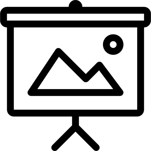 Presentation business graphic chart icon