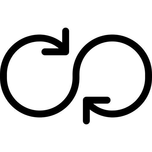 Repeat multimedia option orientation interface icon