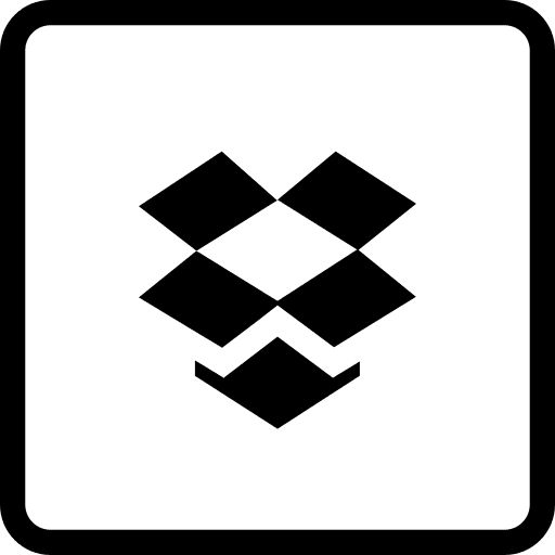 Dropbox brand dropbox logotype icon