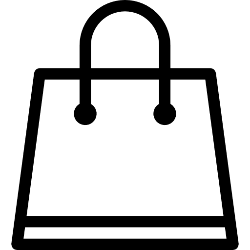 Shopping bag supermarket commerce shopper icon