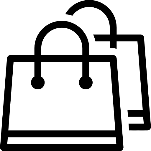 Shopping bag supermarket shopper bag icon