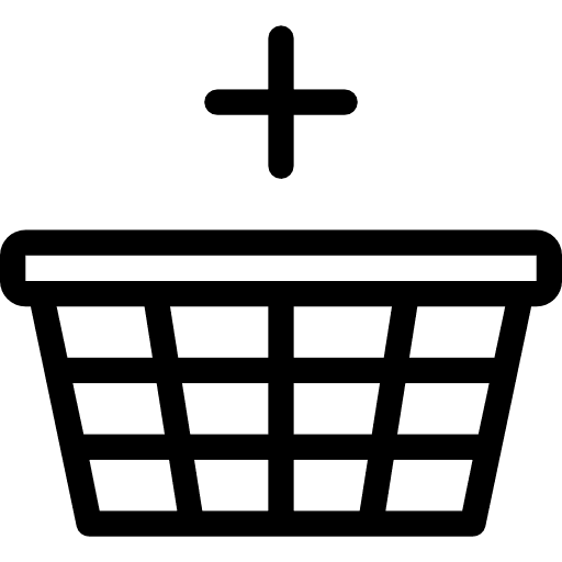 Shopping basket business and finance shopping basket supermarket icon