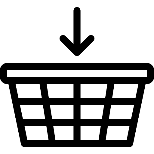 Shopping basket shopping basket business and finance commerce icon