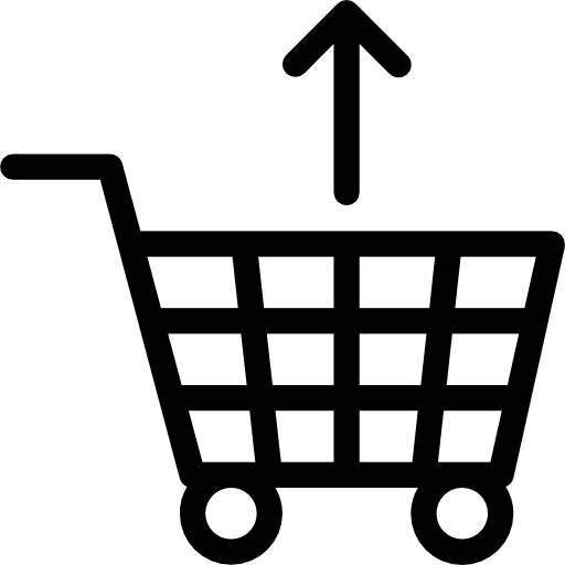 Shopping cart commerce online shop online store icon