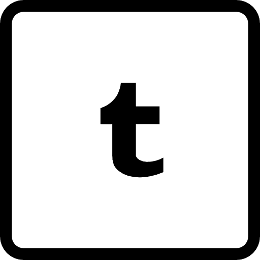 Tumblr logotype social network logo icon