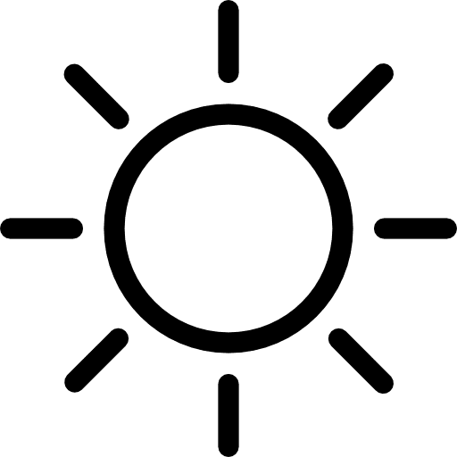 Sun summer warm summertime icon