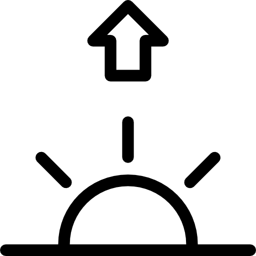 Sunrise sun sunrise evening icon