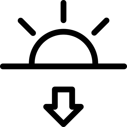 Sunset sunset nature sea icon