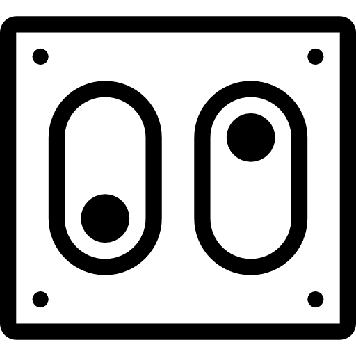 Switches multimedia interface switch on icon