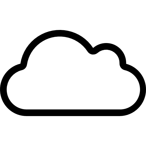 Cloudy sky cloud cloudy icon