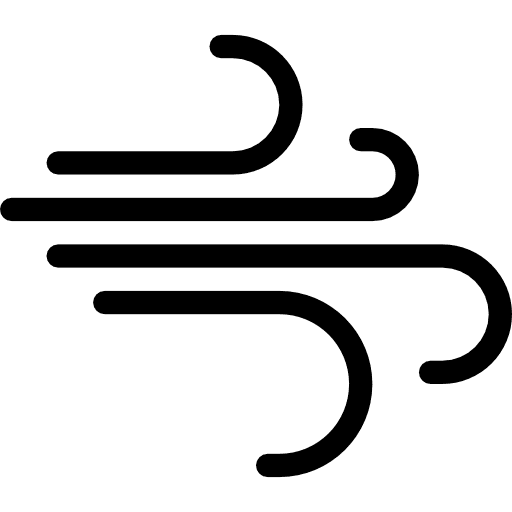 Wind meteorology blowing wind icon