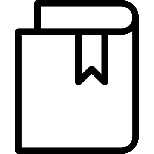 Book book interface agenda icon