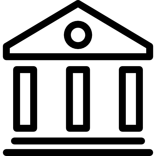 Courthouse law judge mace icon