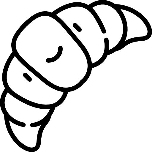 Croissant french croissant outline food and restaurant icon