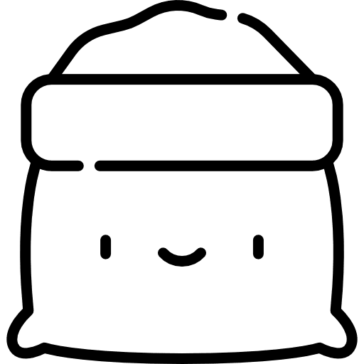 Flour foods wheat flours icon