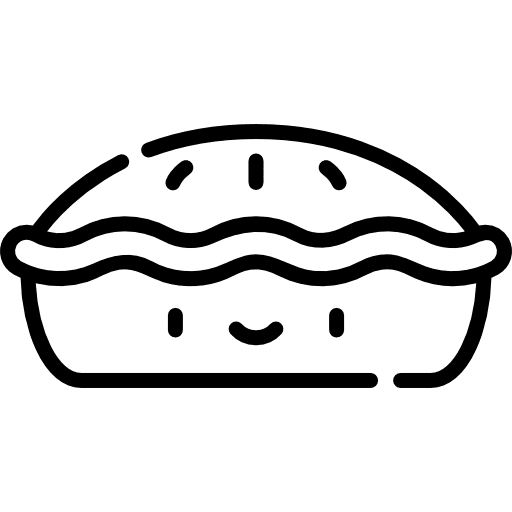 Pie sweet dessert pie icon