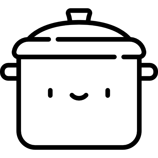 Cooking pot cook food and restaurant hot icon