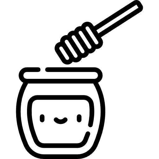 Honey sweet food food and restaurant icon