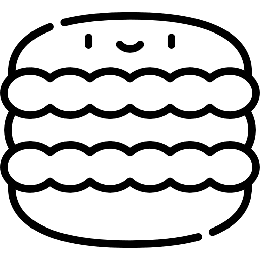 Macaron dessert food and restaurant macaron icon