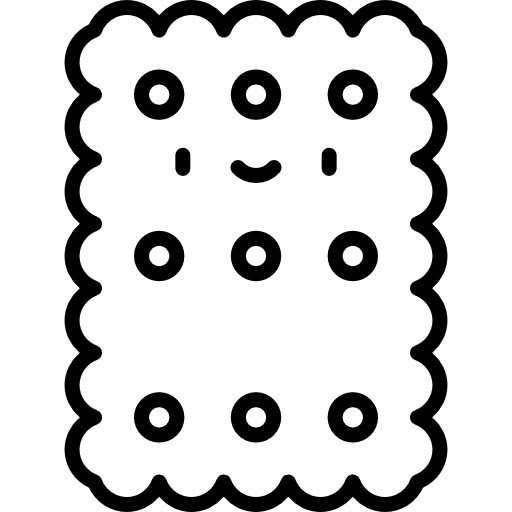 Biscuit dessert bakery cookie icon