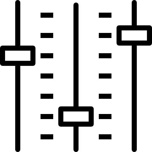 Control volume panel volume adjustment sound icon