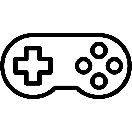 Gamepad electronic gaming multimedia icon