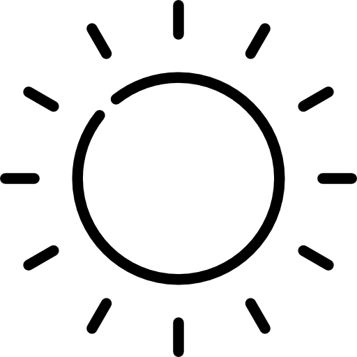 Sun summer sun meteorology icon