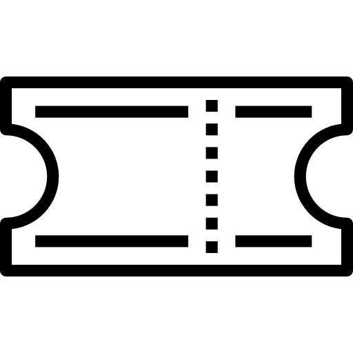 Ticket entertainment tickets pass icon