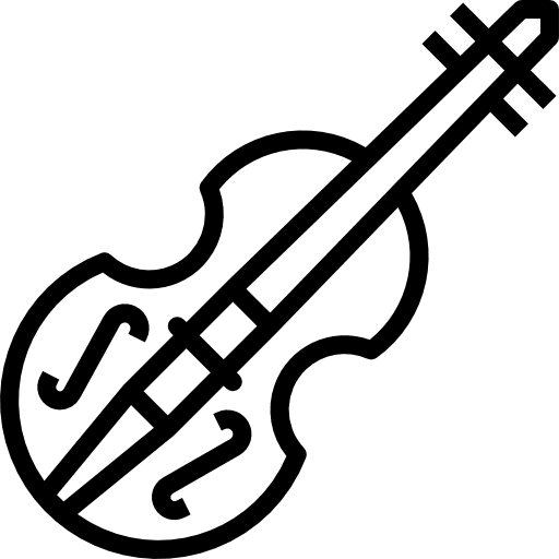 Violin music musical instrument violin icon