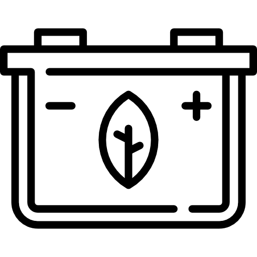 Battery power electronics battery icon