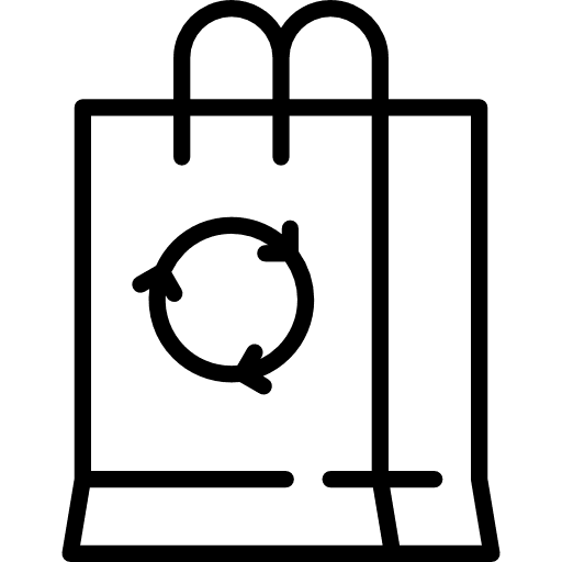 Shopping bag supermarket commerce shopper icon