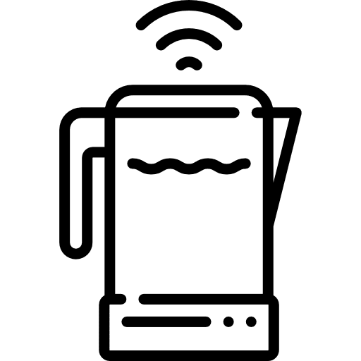 Kettle smart coffee electronic icon