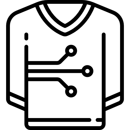 Smart clothing electronics smart clothes icon