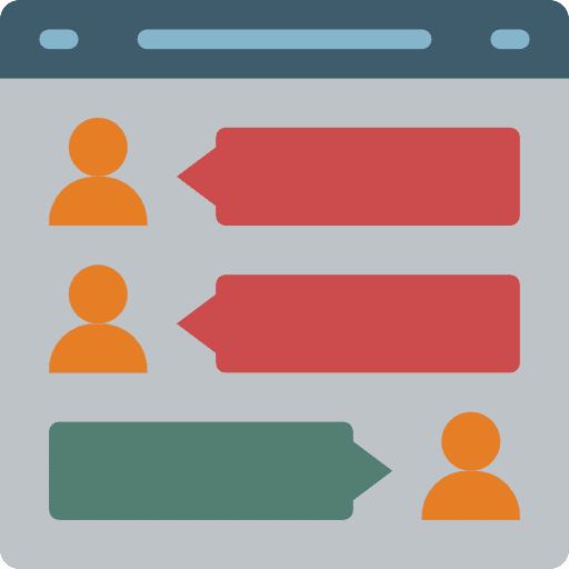 Forum web page forum electronics icon