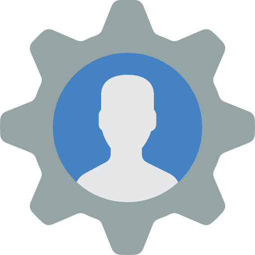 User profile avatar social icon