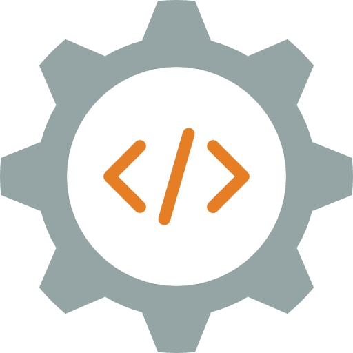 Coding coding development gear icon