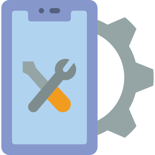 Smartphone mobile phone touch screen electronics icon